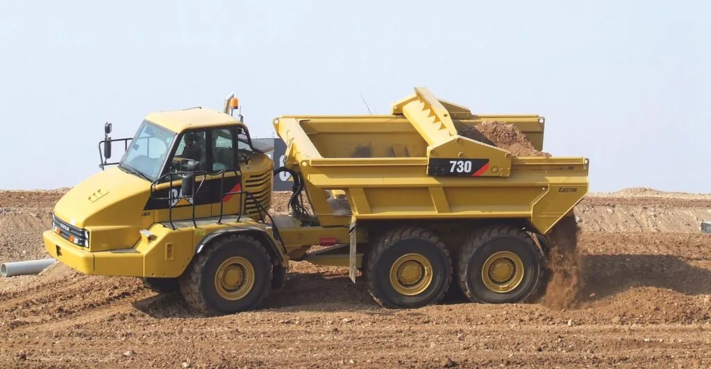 Articulated Dump Truck.