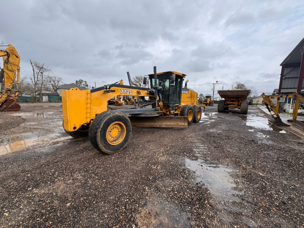 The John Deere 772G motor grader